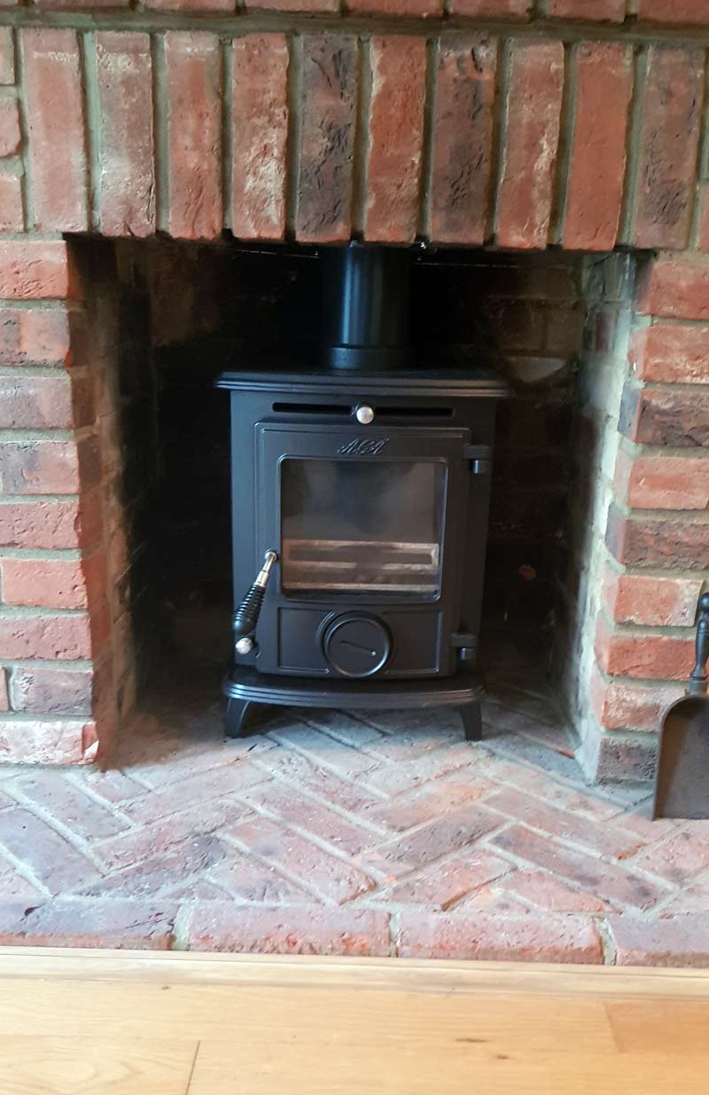 stove installation